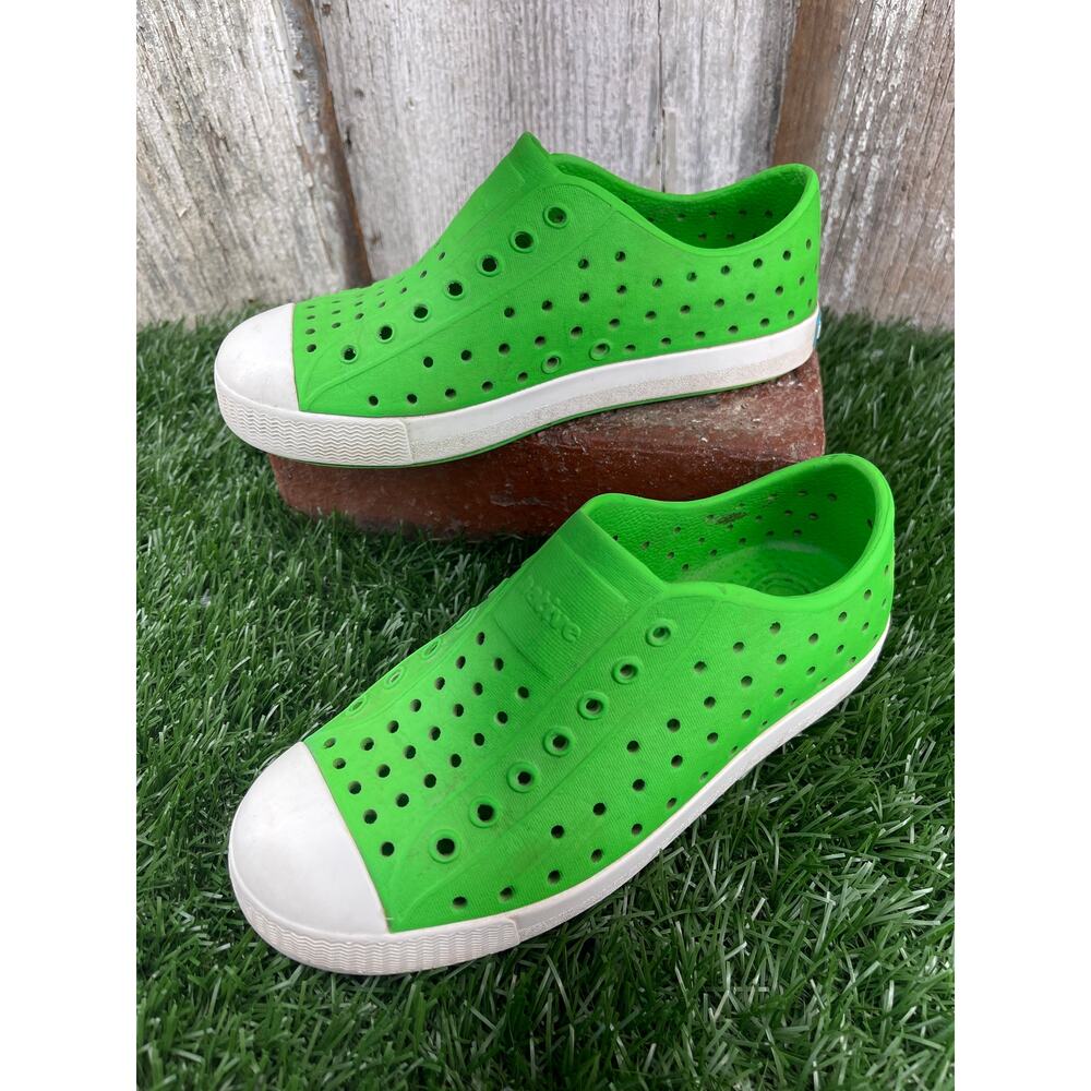 Native Jefferson Green Unisex Slip On Kids Shoes J1